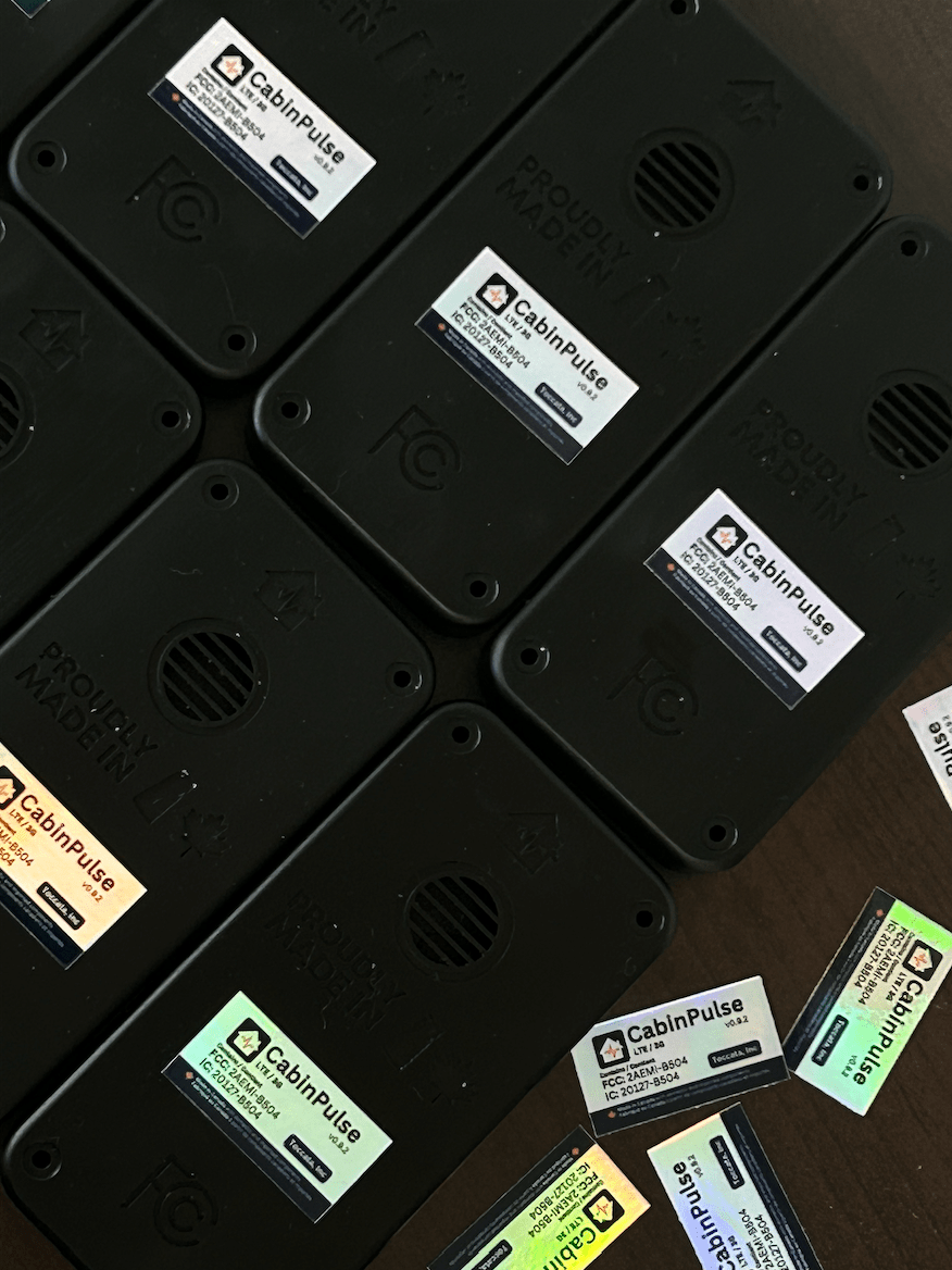 CabinPulse devices being assembled in our Saskatoon facility